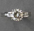 Large Solitaire Diamond Engagement Ring Large Solitaire Diamond Engagement Ring
